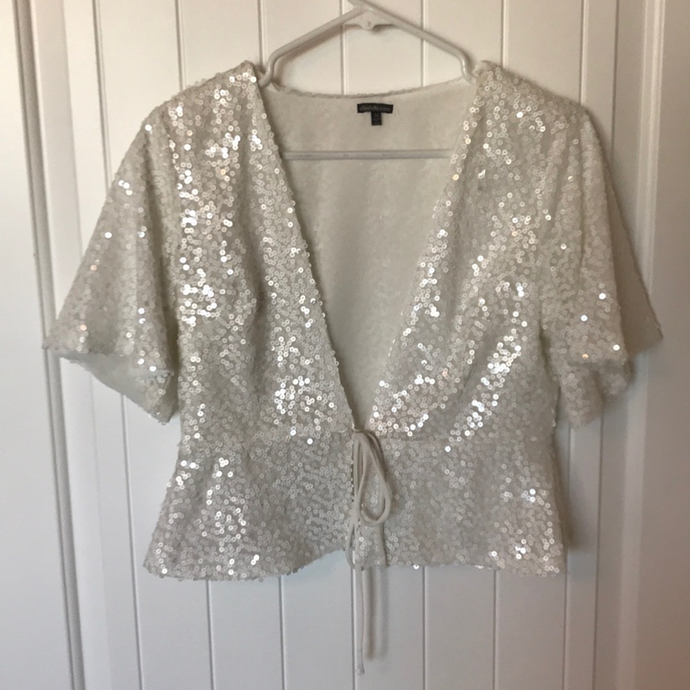 Sequined Charlotte Russe cover-up